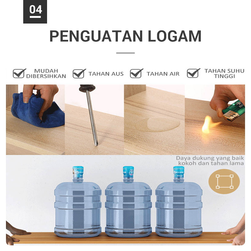 SAKULA Meja Kerja/meja belajar minimalis/Meja Kantor /Meja komputer/Meja Rias /Meja Kerja/ Dengan Partisi Garansi 1 Tahun-4