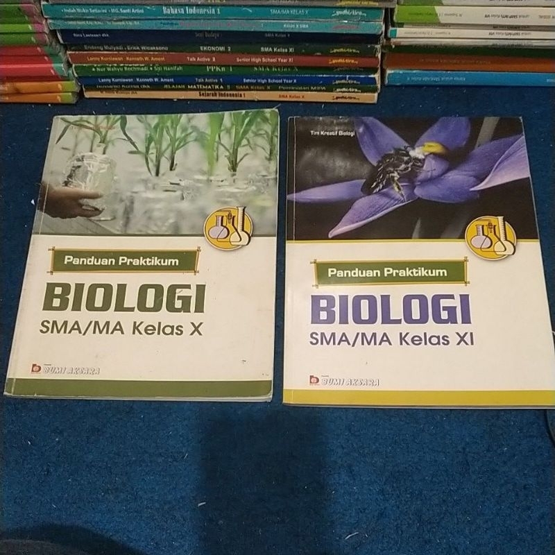 buku panduan praktikum biologi kelas 10-11 SMA/MA penerbit Bumi Aksara