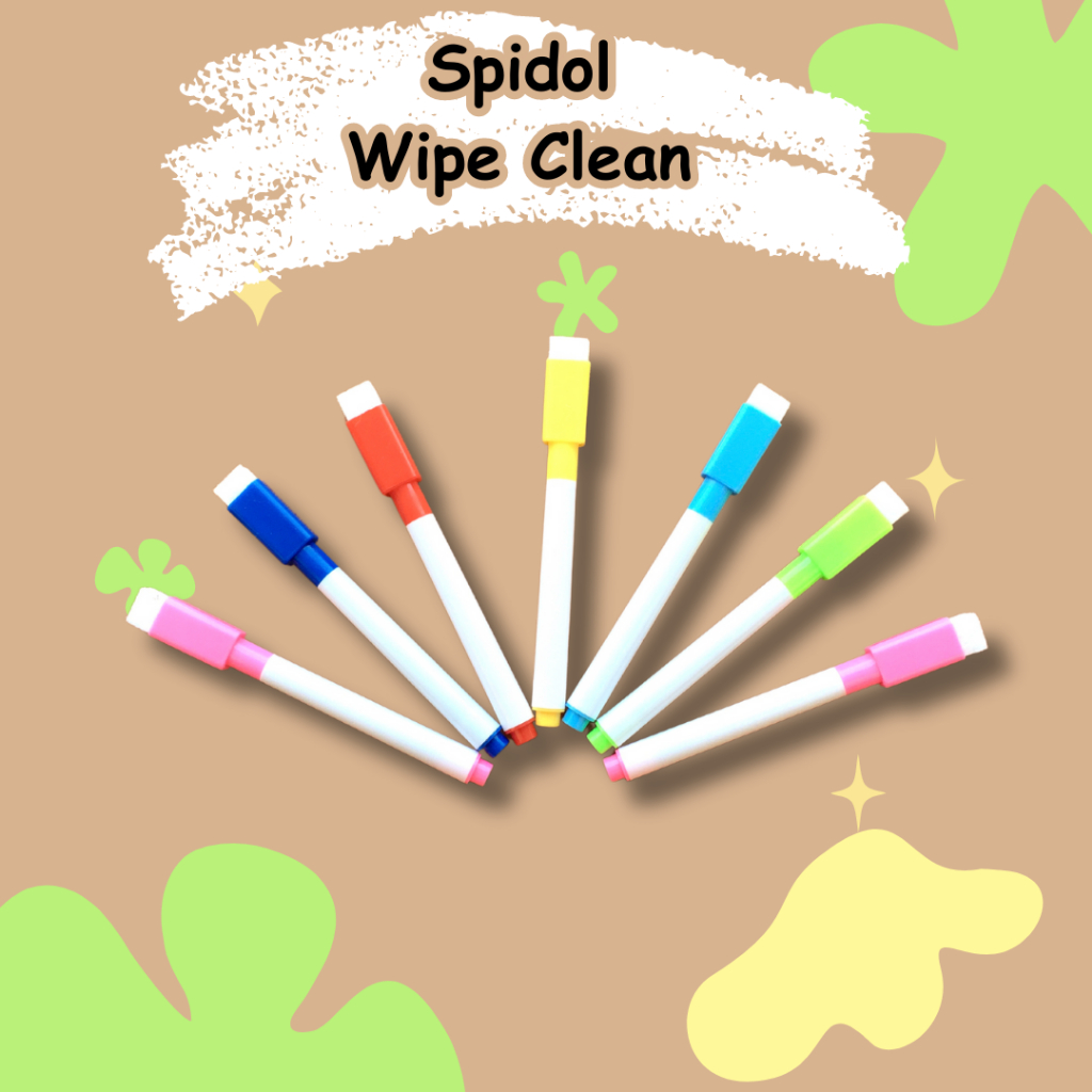 

DOOBIDU - SPIDOL WIPE AND CLEAN sudah termasuk penghapus di tutupnya