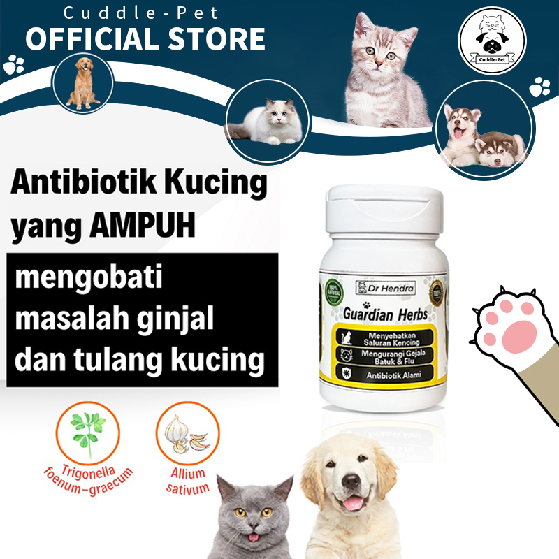 Gaya baru Vitamin Kucing Guardian Herbs Vitamin Tulang Kucing Obat Tulang Kucing Anti Biotik Alami K