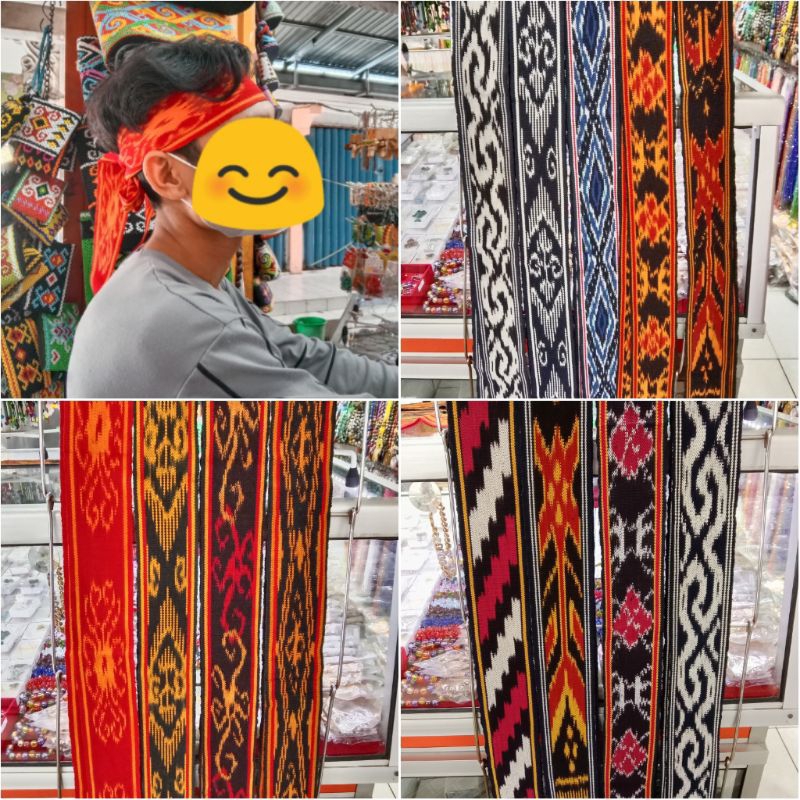 Ikat Kepala Tenun Dayak Kalimantan