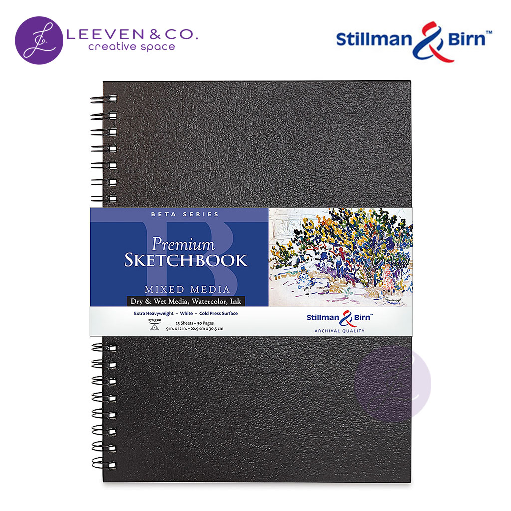 

STILLMAN & BIRN 270GSM SKETCHBOOK WIREBOUND A4 (9 X 12 INCH) PORTRAIT 25 SHEETS