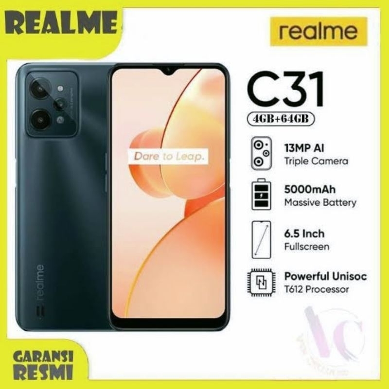 Realme C31 RAM 4/64GB