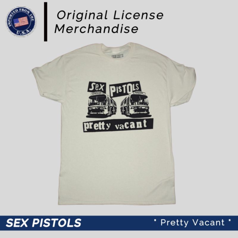 Kaos T shirt Music Band Original Official Punk Rock Hard Core ORI Sex Pistol SEX PISTOL