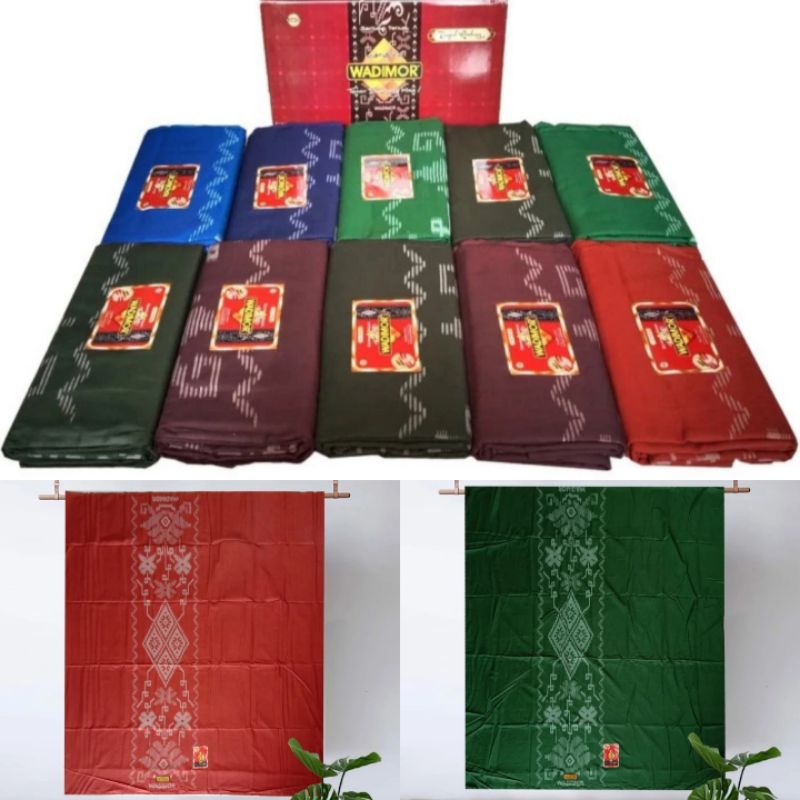 Sarung Wadimor Tumpal Kembang Polos Warna Original - Grosir Sarung Wadimor Polos Warna