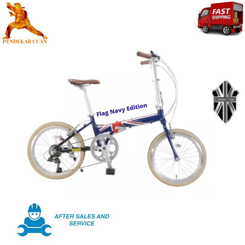 Sepeda lipat London Taxi folding bike Alloy 20 inch FDB 207