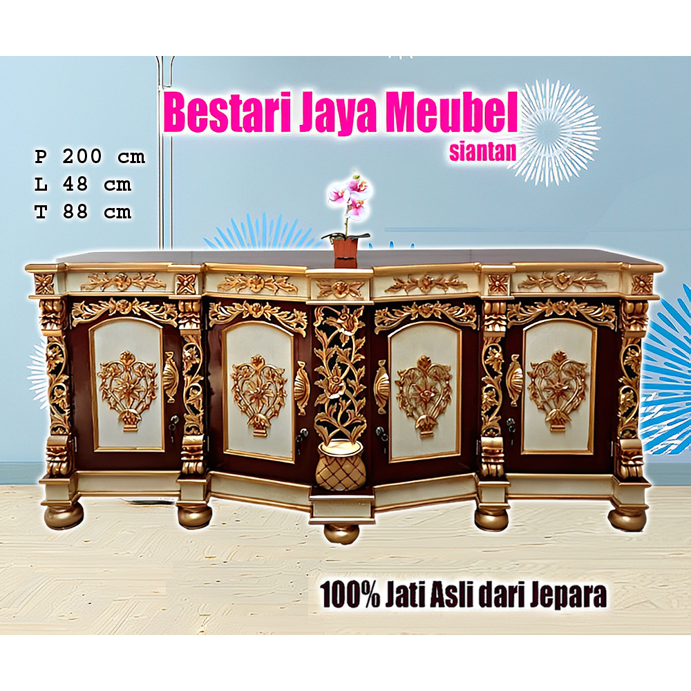 Bufet Jati Shima Marmer