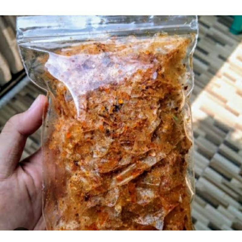 

Keripik Kaca Pedas Mantul