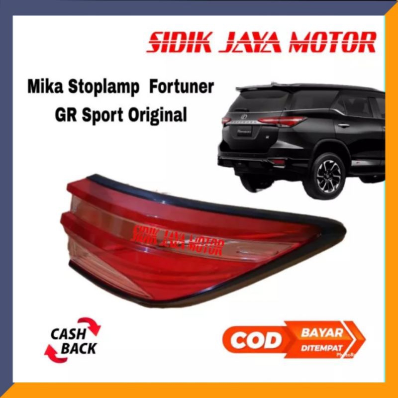Mika Lampu Belakang Fortuner GR Sport Original Mika Stoplamp Fortuner GR Sport Kanan atau Kiri Bisa 