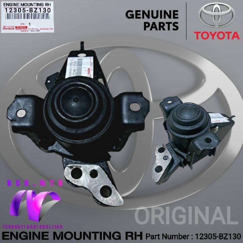 ENGINE MOUNTING DUDUKAN MESIN KANAN RH NEW AGYA/AYLA 1000CC MATIC MANUAL 2015-2018 ORI