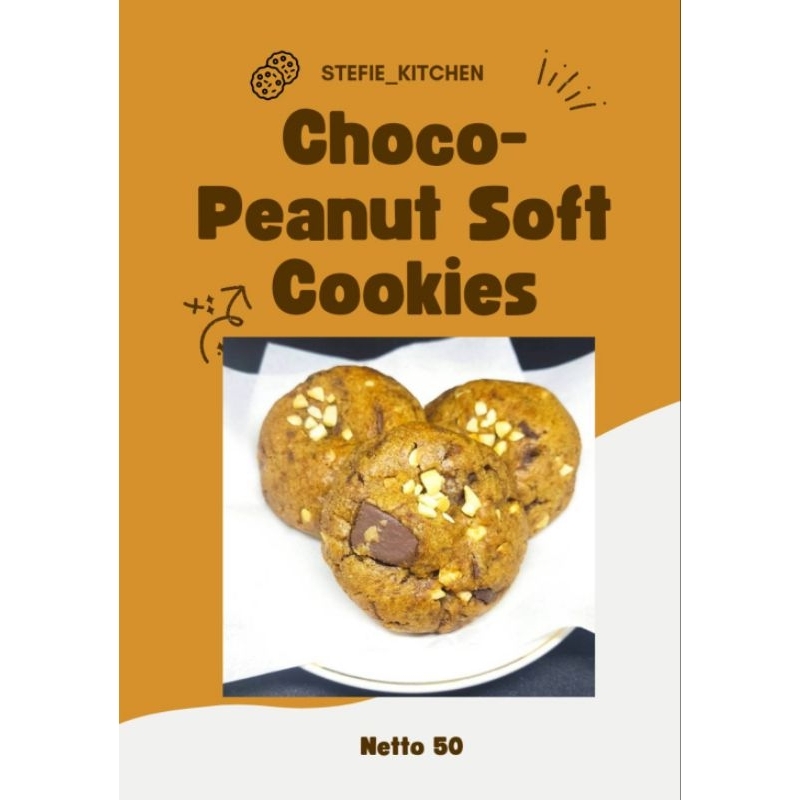 

Choco Peanut / Choco Nutty Soft Cookies Premium satuan