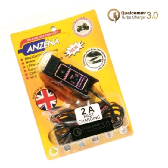 CHARGER HP ANZENA 2 AMPERE FAST CHARGING WATERPROOF