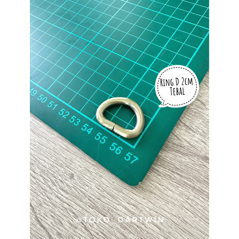 Ring D 2cm ATG Poles Tebal