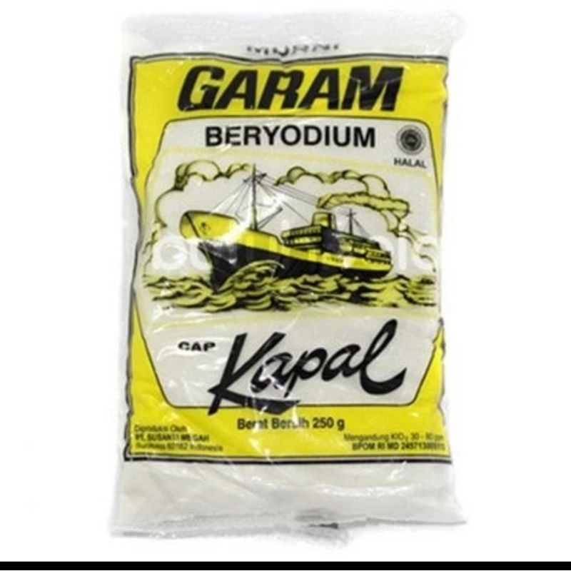 

garam dapur halus beryodium cap kapal