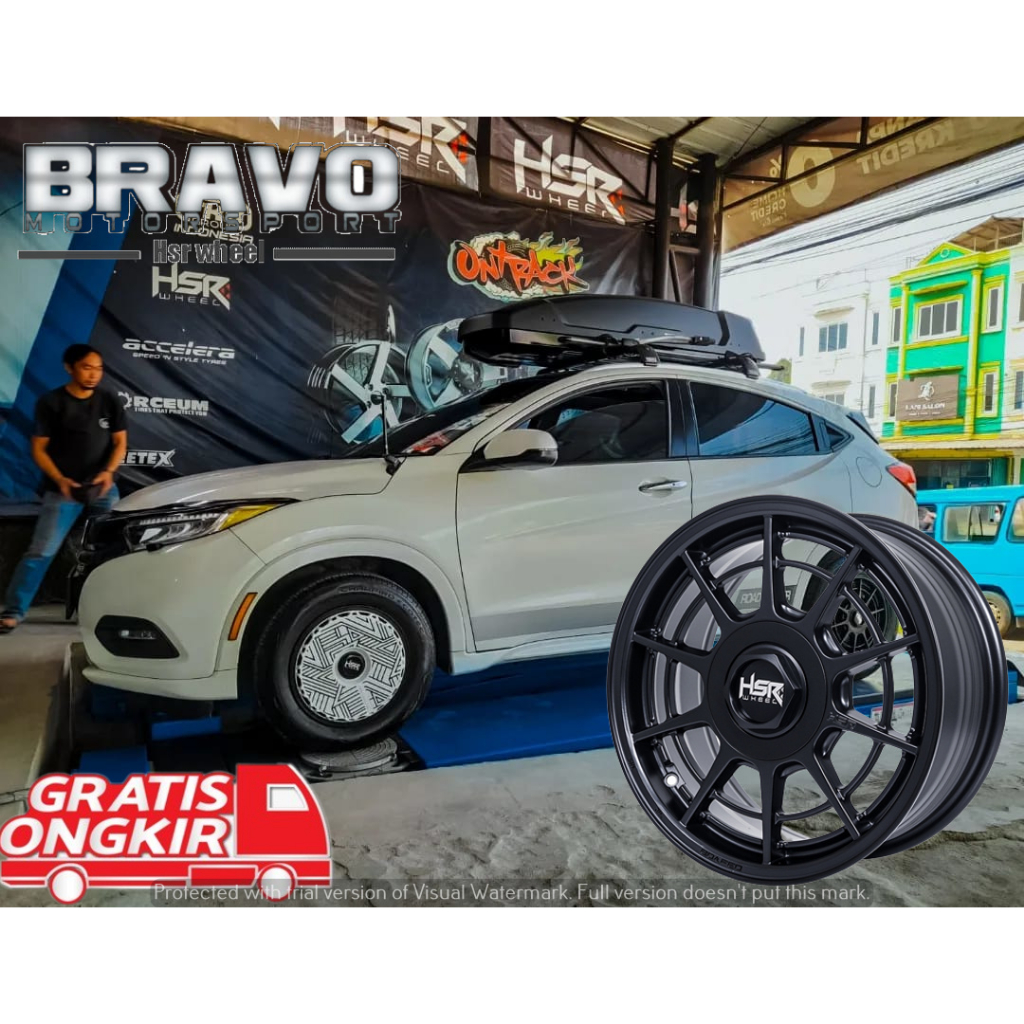 VELG RACING HSR BOAFEO RING 16 MOBIL HONDA HRV R16 DOP AEROTACH