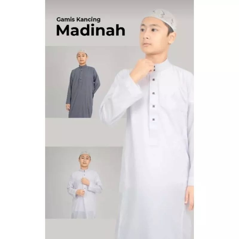 Gamis Putih Anak Remaja/Gamis Pria Remaja Dalwa Original