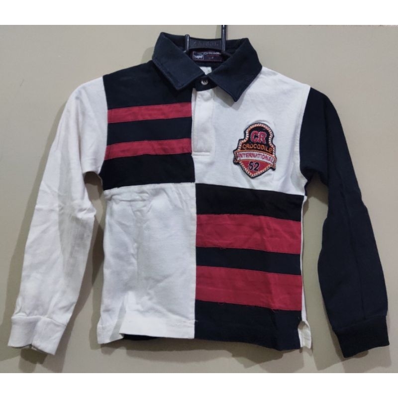 Kaos kerah anak second merk CROCODILE original usia 4-5tahun Perloved