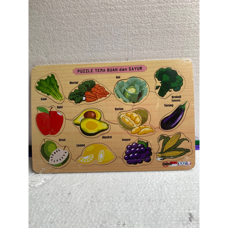 APE Puzzle Buah dan sayur