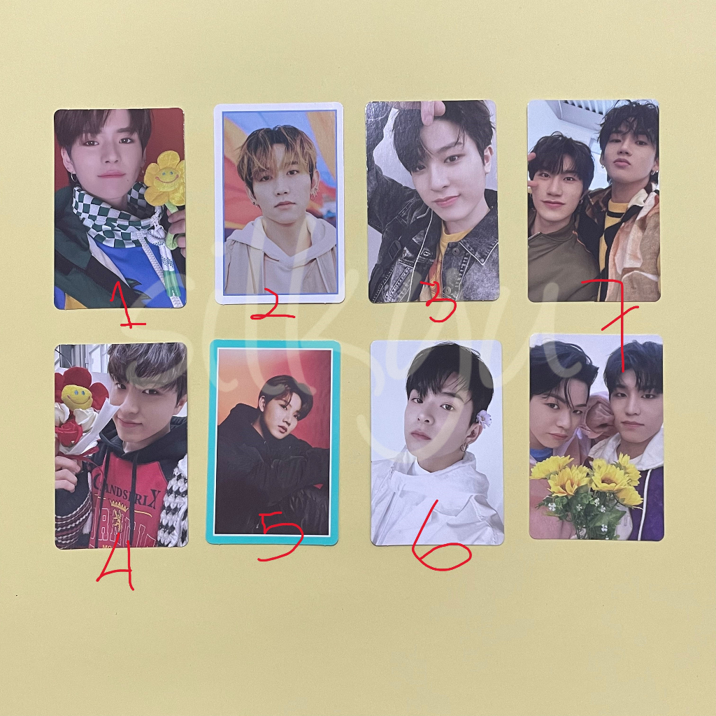 OFFICIAL TREASURE FIRST MINI ALBUM JIKJIN PHOTOCARD PC YOSHI MASHIHO JUNGHWAN JUNGHWAN JUNKYU ASAHI 