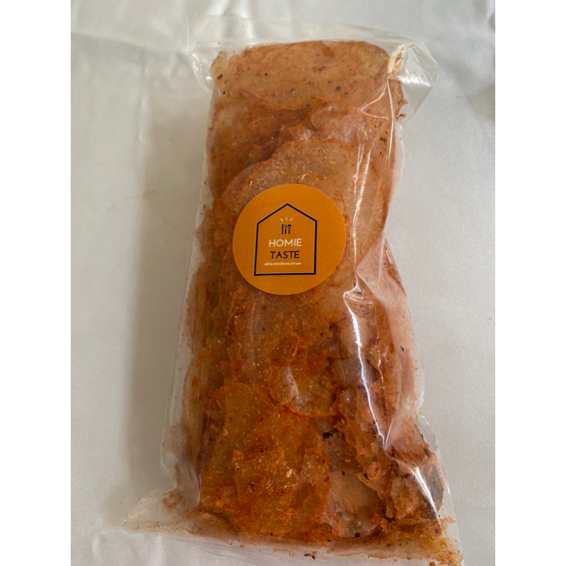 

Keripik Kaca Pedas - Keripik Pedas - Oleh oleh Surabaya - Homiesnack