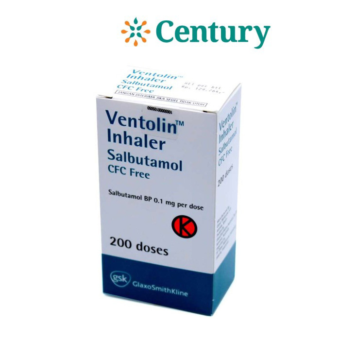 VENTOLIN INHALER CFC FREE 1 CANISTER @ 200 DOSIS