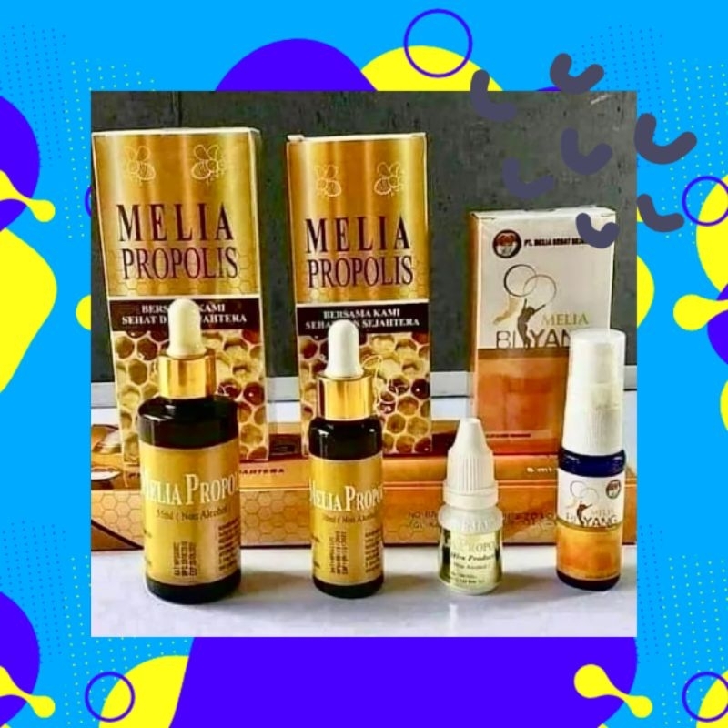 Paket Gold Melia Propolis Dan Melia Biyang Spray