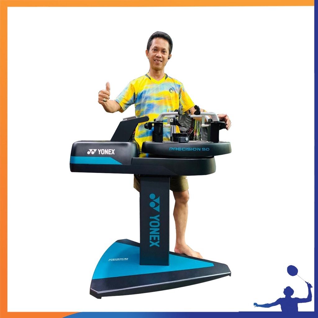 Pasang Senar Mesin Digital Yonex Precicion Raket Tennis Tenis
