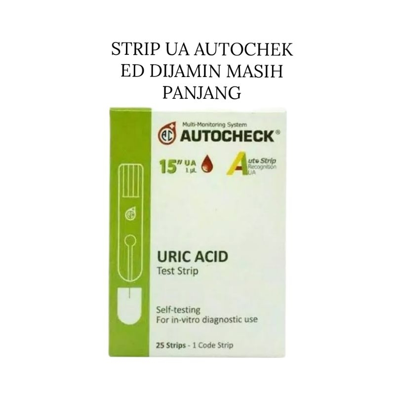 Strip Asam Urat  Autocheck  / Uric Acid Autocheck / Refill Asam Urat Autocheck isi 25