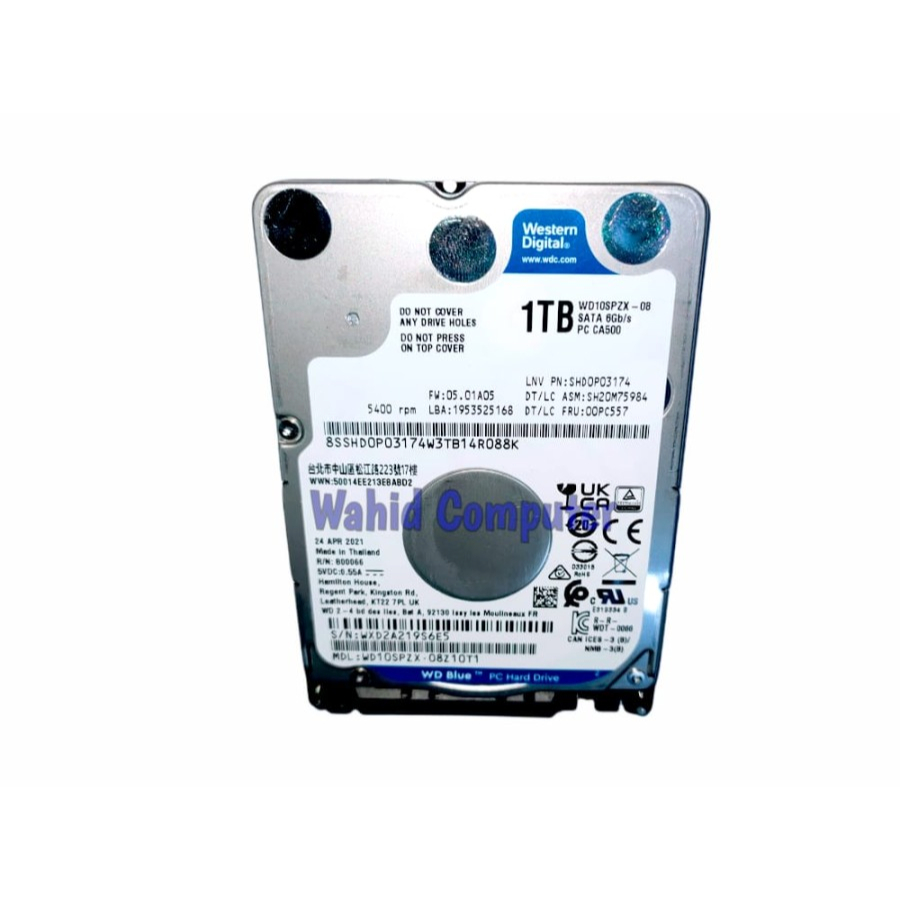 Hardisk HDD Internal Laptop 1TB 2.5 sata Slim