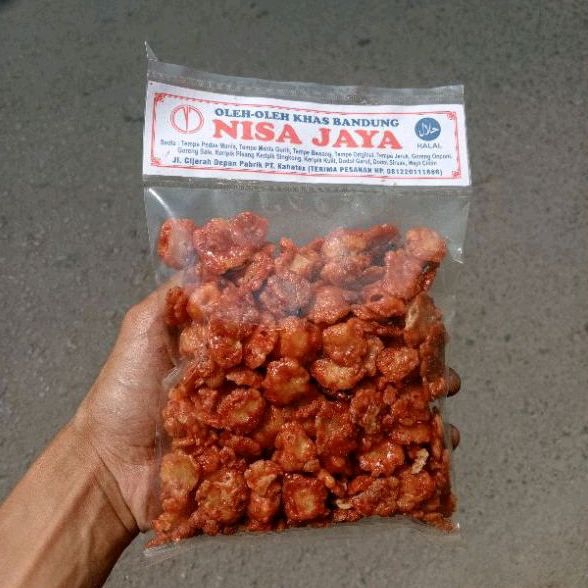 

Nisa Jaya - Emping Keripik Manis Pedas (250gr) Oleh oleh Khas Priangan