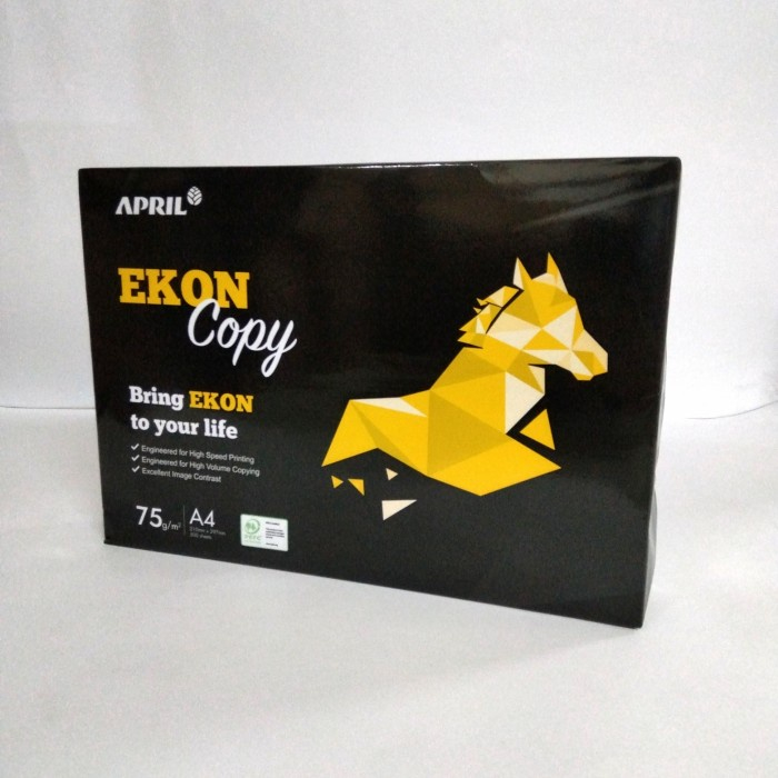 

Ekon Copy Paper Kertas HVS A4 75 Gram Ecer / 1 Rim - 500 Lembar Murah