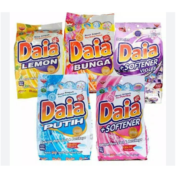 DAIA DETERGENT SABUN CUCI 800/900G