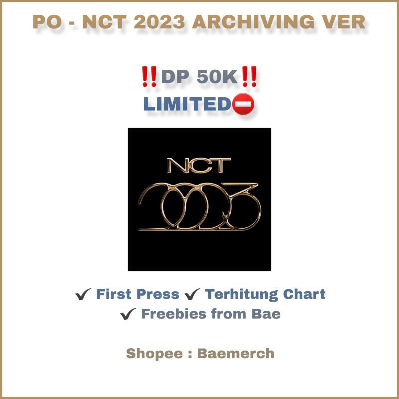 [READY STOCK] NCT 2023 - GOLDEN AGE (ARCHIVING VER)