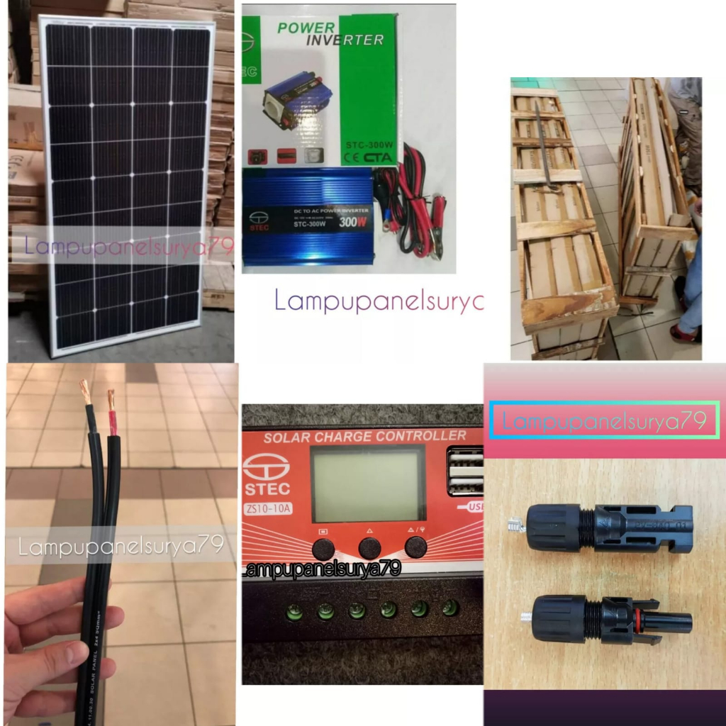 Paket Panel Surya PLTS 200WP Mono