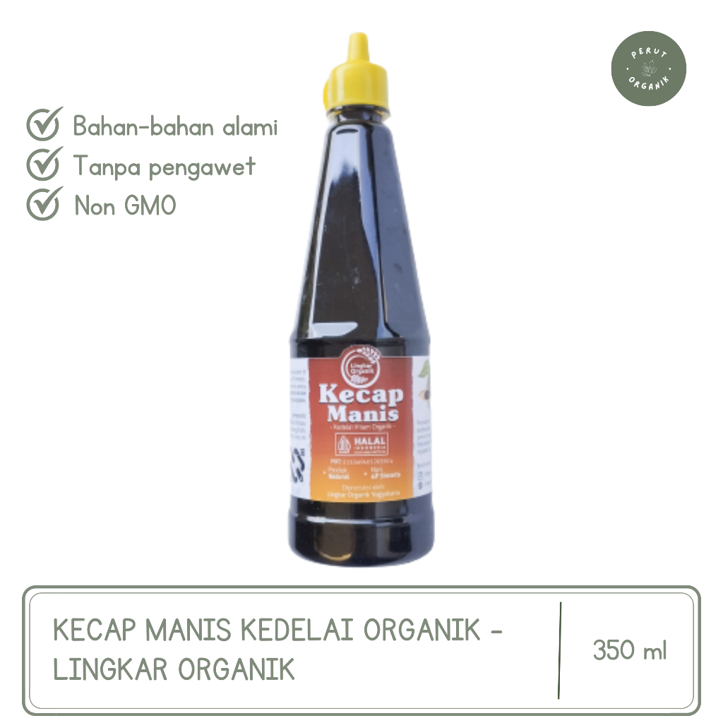 

Kecap Manis Kedelai Organik 350ml - Lingkar Organik
