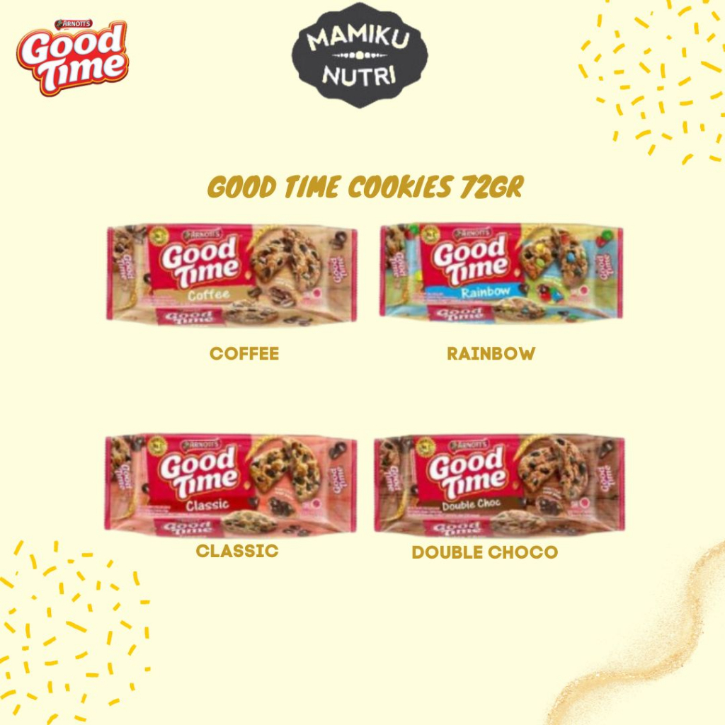 

Good Time Cookies Biskuit 72gr