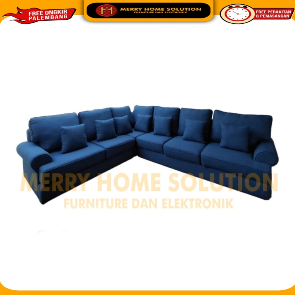 sofa L sudut sofa minimalis sofa furniture palembang