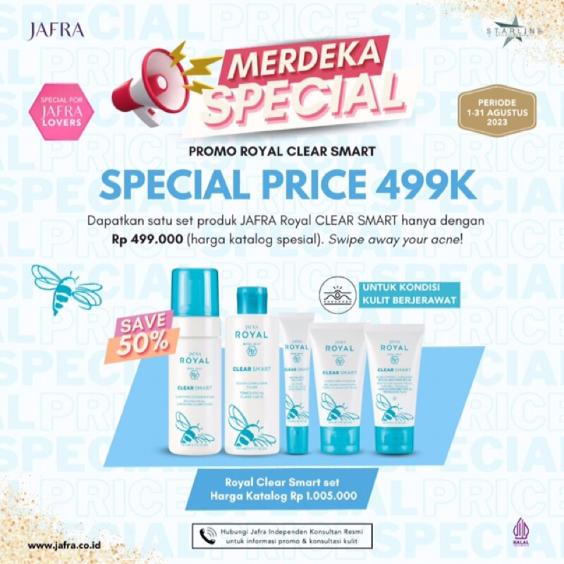 ROYAL CLEAR SMART JAFRA (promo spesial agustus 2023)