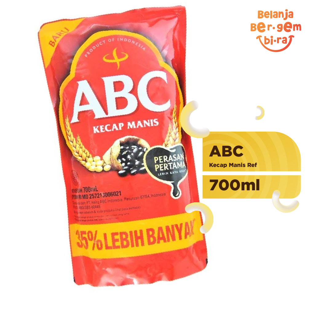 

ABC Kecap Manis 925 gr (700ML + 225ML/ 35%)