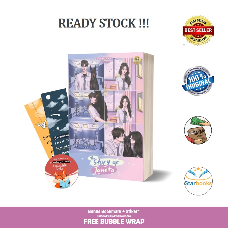 Buku The Story of Janeta By She is Ray - Black Swan (Novel)