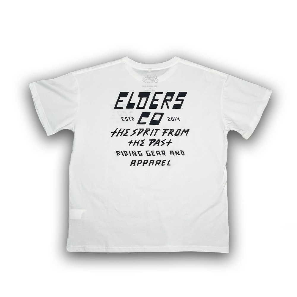 Kaos Lengan Pendek "Elders Company -Elders Tribe " White