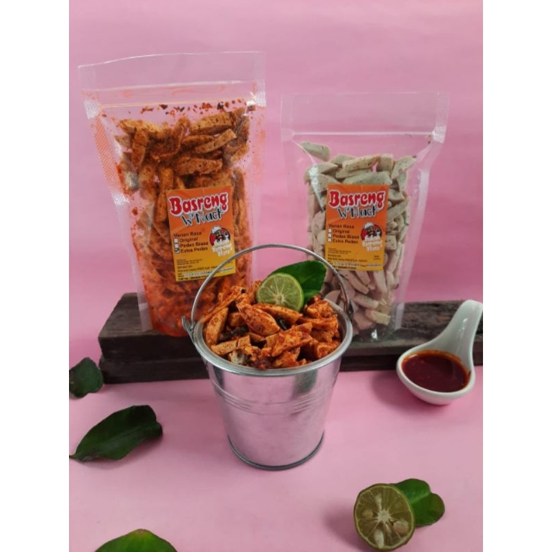 

Basreng Baso Goreng Pedas Daun Jeruk