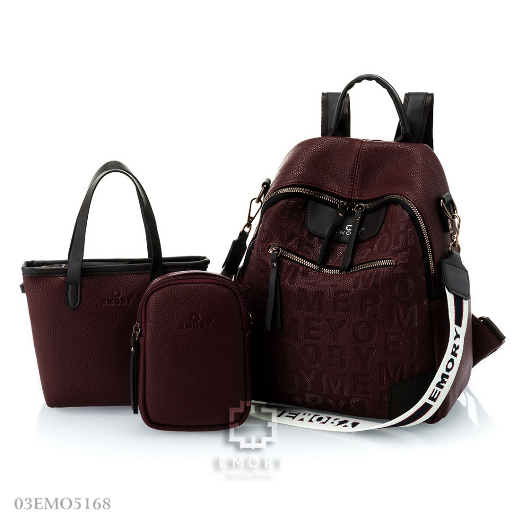 TAS RANSEL WANITA EMORYSTYLE   Arthella  03EMO 5168  3in1 MB