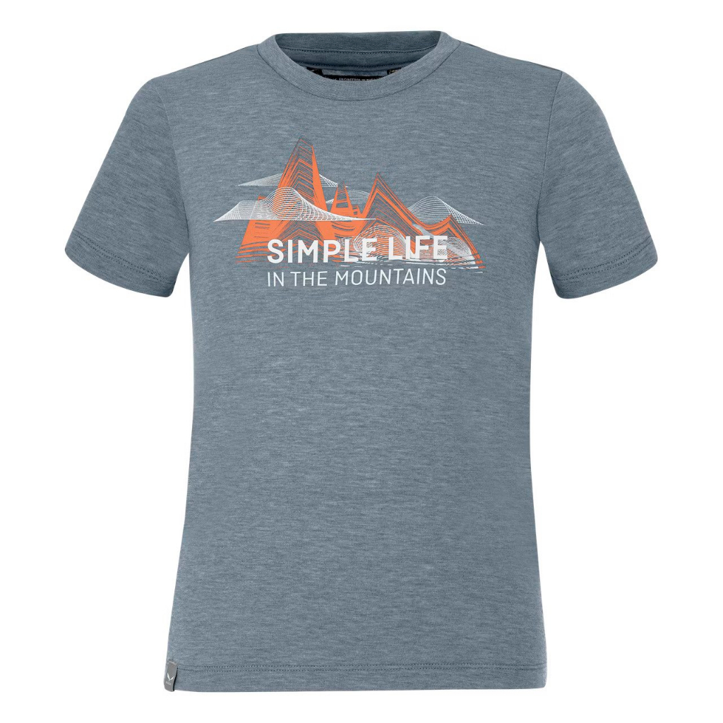 Kaos Anak Salewa Simple Life Dry Short Sleeve T-shirt