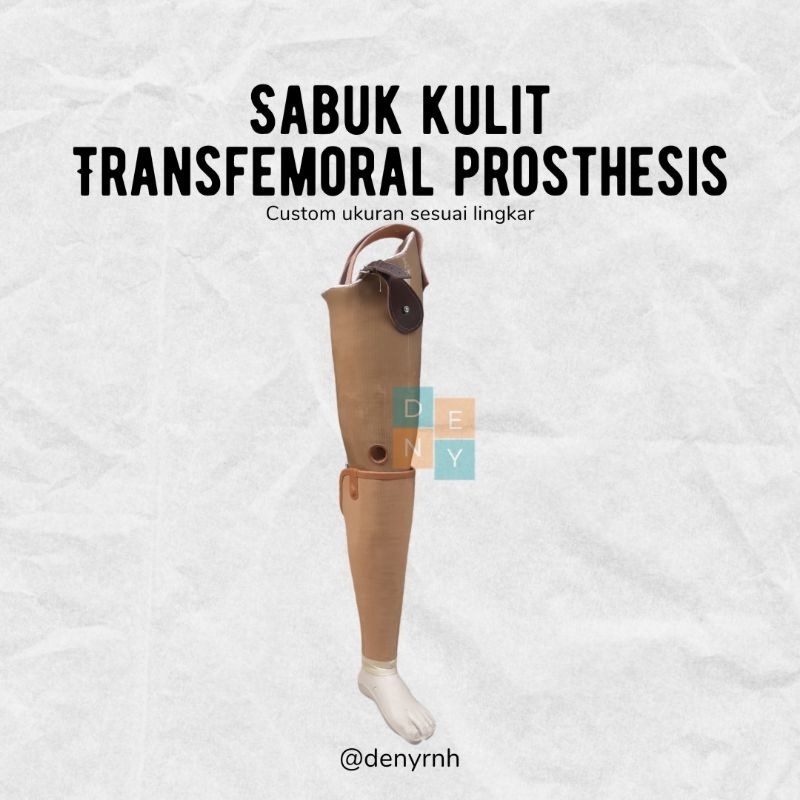 Sabuk Kulit Kaki Palsu Atas Lutut