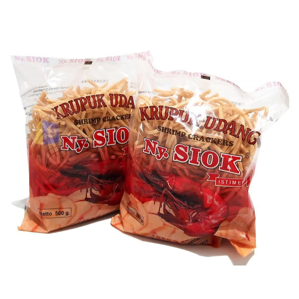 

Kerupuk Udang Stick Premium Ny Siok 500 gram