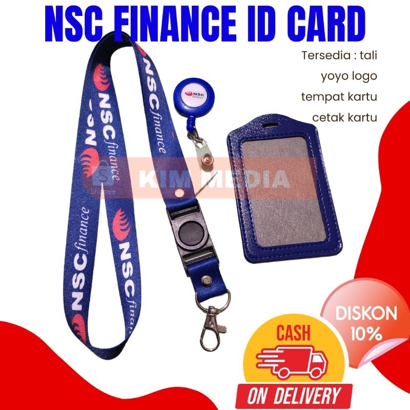 

TALI ID CARD NSC FINANCE | LANYARD NSC FINANCE SATUAN BISA FULL PRINTING ANTI LUNTUR