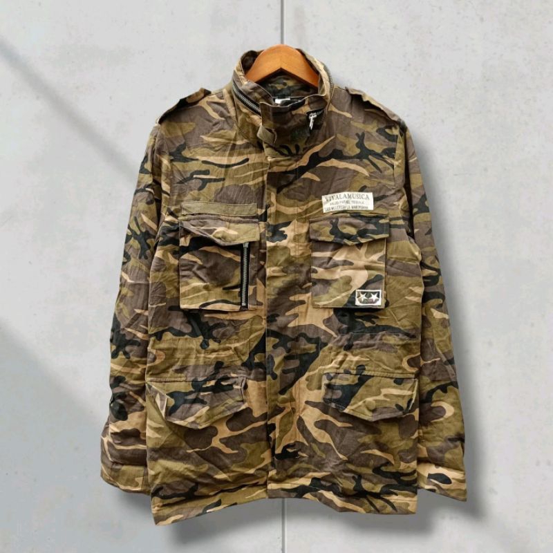 Jaket Parka M65 camo