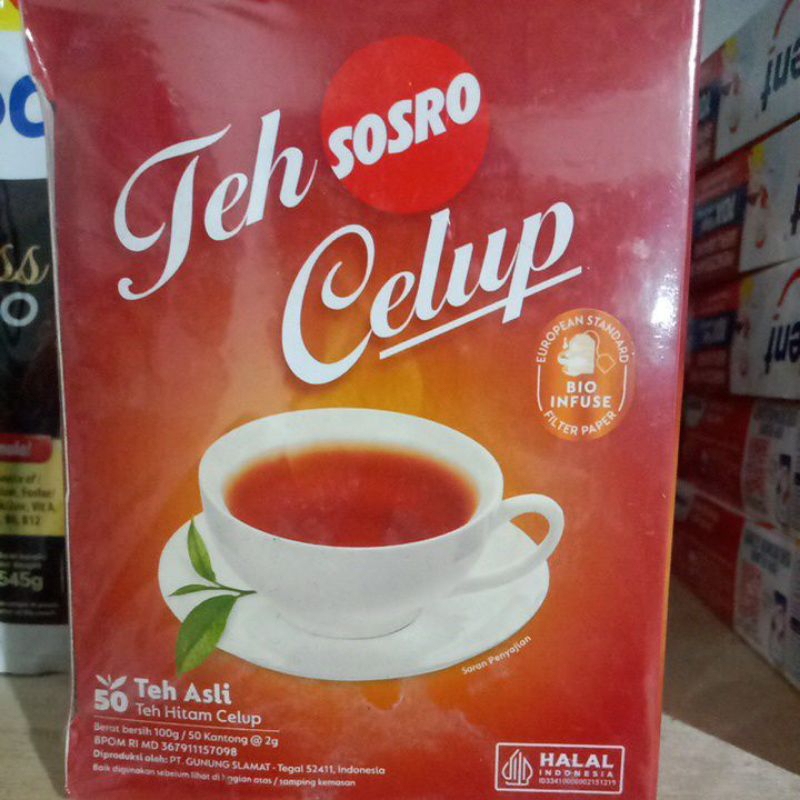 

TEH CELUP SOSRO JUMBO ISI 50 BAGS