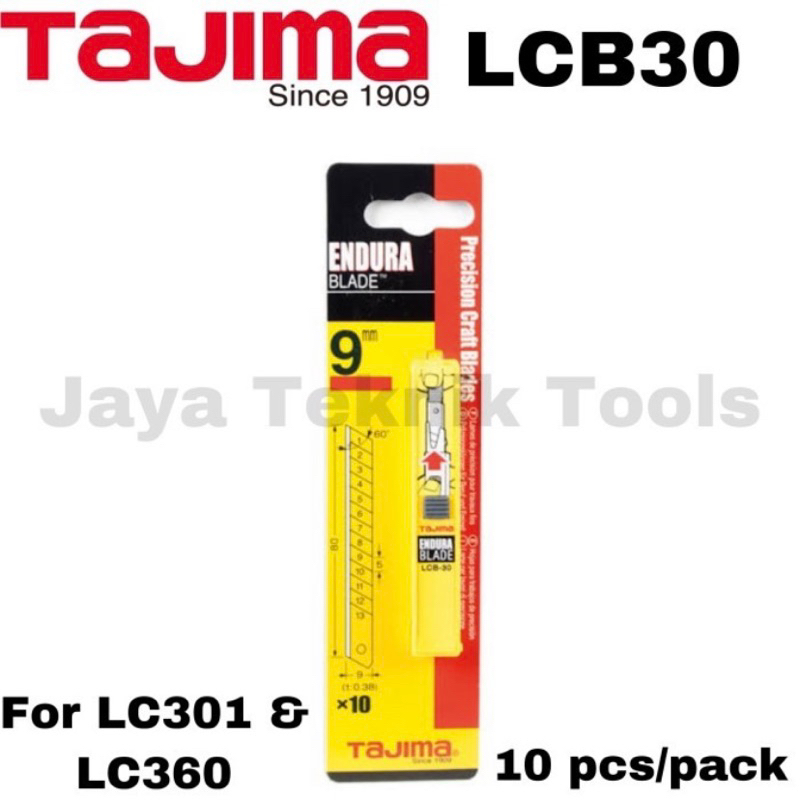 

Isi Cutter Tajima LCB30 Japan Spare Blade 9 mm Endura